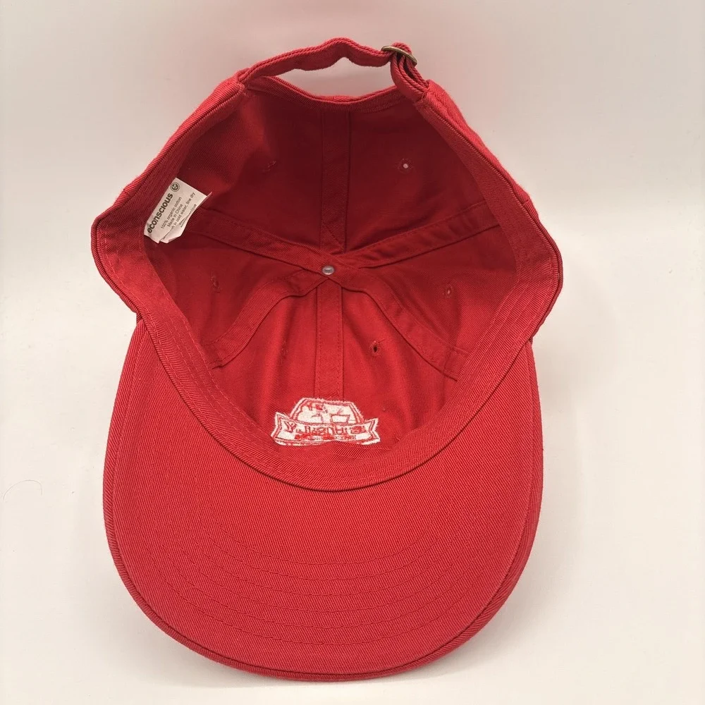 Surly Brewing Hat Econscious Adjustable Strapback Red Cap Brewery Beer Minnesota